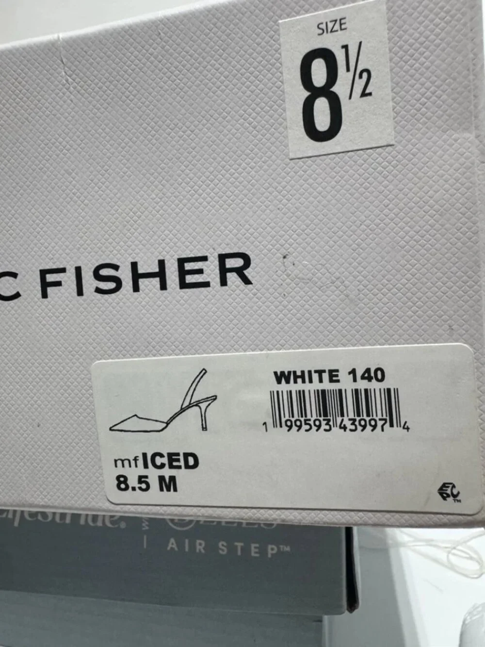 Marc Fisher Womens Iced Heels White Size 8.5 M
